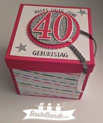 Explosionsbox Bastelbande Explosionsbox Schachtel Basteln Geschenke