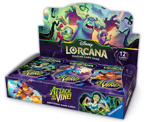 Disney Lorcana Attack of the Vine! Booster Box Sealed Case – Set 13 English