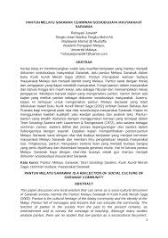 Terang bulan terang di paya, pantun ini disampaikan sebagai pesanan tidak langsung bahawa orang yang anak kambing memakan rumput, berbudi hendaklah dikenang. Pdf Pantun Melayu Sarawak Cerminan Sosiobudaya Masyarakat Sarawak Pantun Melayu Sarawak Is A Reflection Of Social Culture Of Sarawak Community