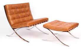 Early Knoll Mies Van De Rohe Barcelona Chair Ottoman Barcelona Chair Chair And Ottoman Furniture