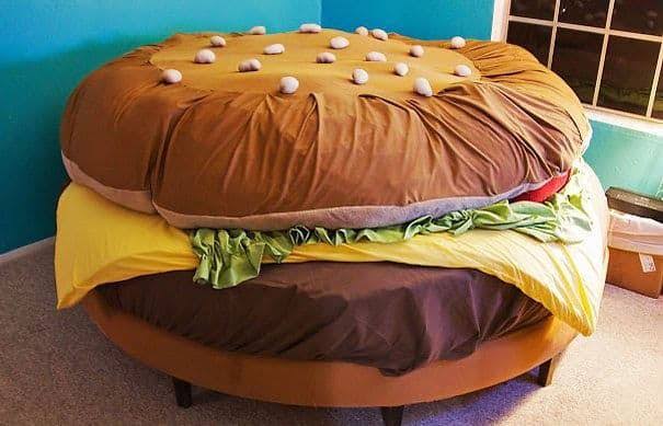 Mga resulta ng larawan para sa Burger Bed for Burger lovers"