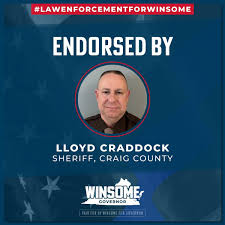 I look forward to working with our future Governor!”