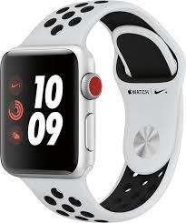 Apple Apple Watch Nike Series 3 Gps Cellular 38mm Silver Aluminum Case With Pure Platinum Black Nike Sport Apple Watch Nike Nike Watch Buy Apple Watch