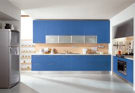 blue kitchens