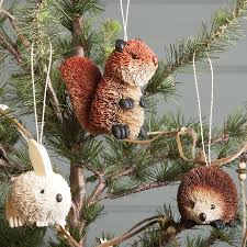 Bristle Woodland Animal Christmas Decoration By The Contemporary Home Notonthehighstreet Com Woodland Christmas Tree Woodland Christmas Christmas Decorations