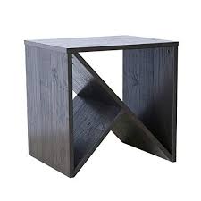 Roomfitters Side End Table With Magazine Holder Dark Walnut End Tables Magazine Holders Dark Walnut