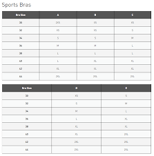 Reebok Size Table