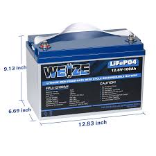 6 volt lithium ion solar battery. 12v 100ah Lifepo4 Deep Cycle Lithium Battery For Rv Marine Off Grid Solar System Ebay