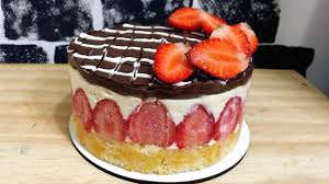 Torta Mousse De Morango Releitura Da Torta Fraisier Aula 4 Curso Gratuito Minha Doceria Gourmet Youtube