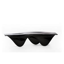 Available in black or white, matte or glossy finish. Aqua Table By Zaha Hadid