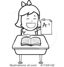 Education section public domain clip art also see certificates. School Girl Clipart 1156142 Illustration By Cory Thoman