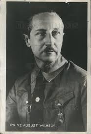 Press Photo Prince August Wilhelm of Prusia