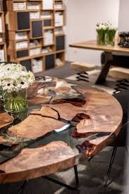 Earth Table Une Table En Resine Et Bois De 50000 Ans 2tout2rien Mobilier De Salon Decoration Interieure Table Basse Bois
