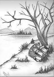 I M Going To Trip Pencil Drawing Images Drawing Scenery Pencil Drawings Of Nature