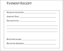 Payment Receipt Template Free Receipt Template Receipt Template Free Receipt Template Invoice Template Word
