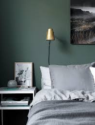 Love This Deep Color For An Accent Wall Bedroom Interior Bedroom Green Bedroom Design