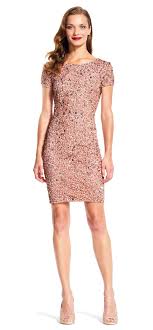 Adrianna Papell Beaded Cocktail Dress With Images Designer Cocktail Dress Beaded Cocktail Dress Dresses