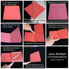 The wider apart the strips are from each other, the thicker the pop up strip will be. Pop Up Corner Card Laura S Stamp Pad Pop Up Card Templates Pop Up Cards Card Making Techniques