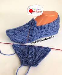 Hayirli Aksamlariniz Olsun Bu Guzel Patigimi Yapali Coooook Oldu Paylasmak Bugune K Pantuflas De Ganchillo Guantes De Ganchillo Calcetines De Ganchillo