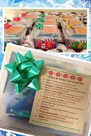The Office Stress Survival Kits I Made For My Coworkers This Year For Christmas They Were Definitely A Hit Gifts For Office Work Gifts Employee Gifts