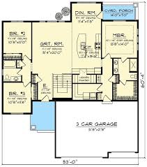 Walkout basement house plans for a sloping building site creates an opportunity for unique features such as access to the backyard from the basement and more natural light. Plan 89987ah Craftsman With Open Concept Floor Plan New House Plans Open Concept Floor Plans Basement House Plans