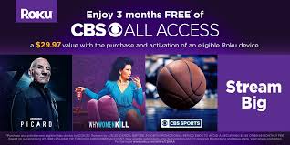That means local news, sports, and more! Roku On Twitter Step 1 Purchase And Activate A New Roku Device Step 2 Enjoy 3 Months Of Cbsallaccess For Free Learn More Https T Co 6fgf339nuq Https T Co Jsknbstulh