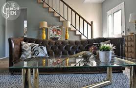 Sage Gray Walls The Gathered Home Living Room Grey Living Room Wall Color Blue Living Room Color