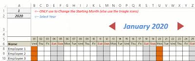 Yearly leave record sheet is permitted to the employee after he/she has served at least for a year in that organization. Free Excel Leave Tracker Template Updated For 2021