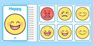 emotions class chart display pack