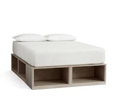 Shop for full platform storage bed online at target. Stratton Storage Platform Bed With Baskets Wooden Beds Pottery Barn