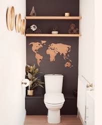 La Bonne Deco Pour Un Petit Salon 15 Idees A Piquer Decoration Toilettes Decoration Interieure Toilettes Relooking Toilettes
