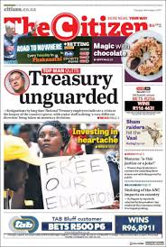 The paper started in 1800 as the american citizen and general daily advertiser, though it was effectively a continuation of. Newspaper The Citizen South Africa Newspapers In South Africa Tuesday S Edition November 14 Of 2017 Kiosko Net