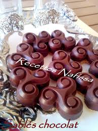 Sable Chocolat Les Recettes De Nafissa Chocolat Recette Gateau Arabe Recette De Gateau Algerien