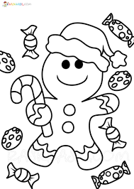 Also many other free christmas coloring pages. Gingerbread Man Coloring Pages 70 New Images Free Printable