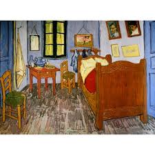 Sur le thème de sa chambre, van gogh réalise trois peintures presque identiques. Affiche Vincent Van Gogh La Chambre De Van Gogh A Arles 1889 80 X 60 Cm