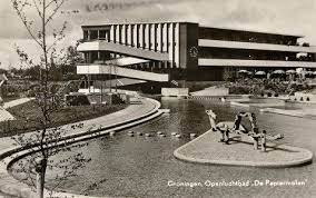open air bath de papiermolen 1955 in groningen the netherlands by jacobus koolhaas groningen netherlands architecture