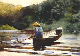 Winslow Homer Boy Fishing Winslow Homer Paintings Winslow Homer Boy Fishing