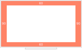 Tvos 1920x1080 Television With Safe Zone Border Human Interface Guidelines Visual Design App Design