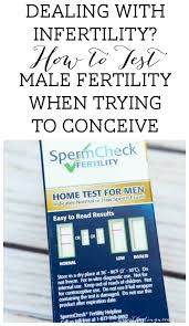 John smith, these kits are unable to provide helpful information about fertility issues. Dealing With Infertility How To Test Male Fertility When Trying To Conceive Breastfeeding Needs