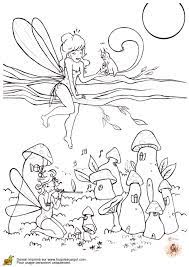 les deux fees et un ecureuil page 12 sur hugolescargot com coloriage fee pages de fleurs d&#x00027;arbre