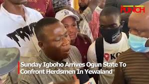 Recall that the dss had earlier said sunday igboho was trying to get a new passport, in a bid to flee overseas. Punch Newspapers Sunday Igboho Arrives Ogun State To Confront Herdsmen In Yewaland Facebook