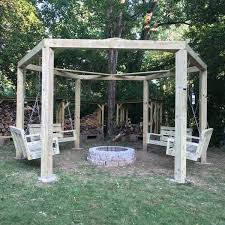 Octagon fire pit swing article is part fire pits category and topics about fire, swing, octagon, pit Fire Pit Swing Ryobi Nation Projects