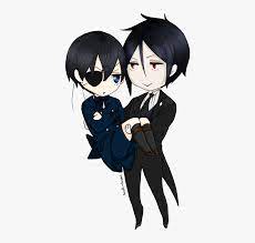 Der episodenguide zu black butler umfasst 3 staffeln mit 46 . Anime Black Butler And Kuroshitsuji Image Black Butler Ciel And Sebastian Chibi Hd Png Download Kindpng