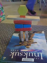 Pin By Demi Oliver On Small Group Ideas Construction Theme Classroom Inukshuk Winter Kindergarten
