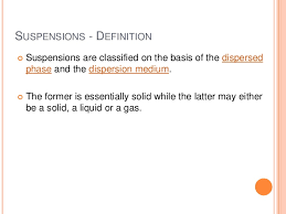 Suspensions Formulation Overview