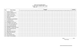 Check spelling or type a new query. Daftar Hadir Siswa2