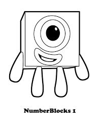 This spring counting is a great way to work on math skills while having fun. Numberblocks 1 Coloring Page Free Printable Coloring Pages For Kids
