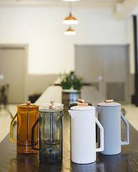 Yield Design Co French Press In Glass And Ceramic Betterwithcoffee French Press Coffee Maker Coffee Equipment French Press Coffee