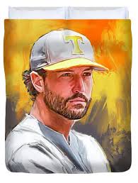 Tony Vitello Duvet Cover by Lee Percy