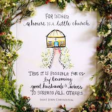 A House Is A Little Church St John Chrysostom Orthodox Etsy John Chrysostom Christian Prayers Christian